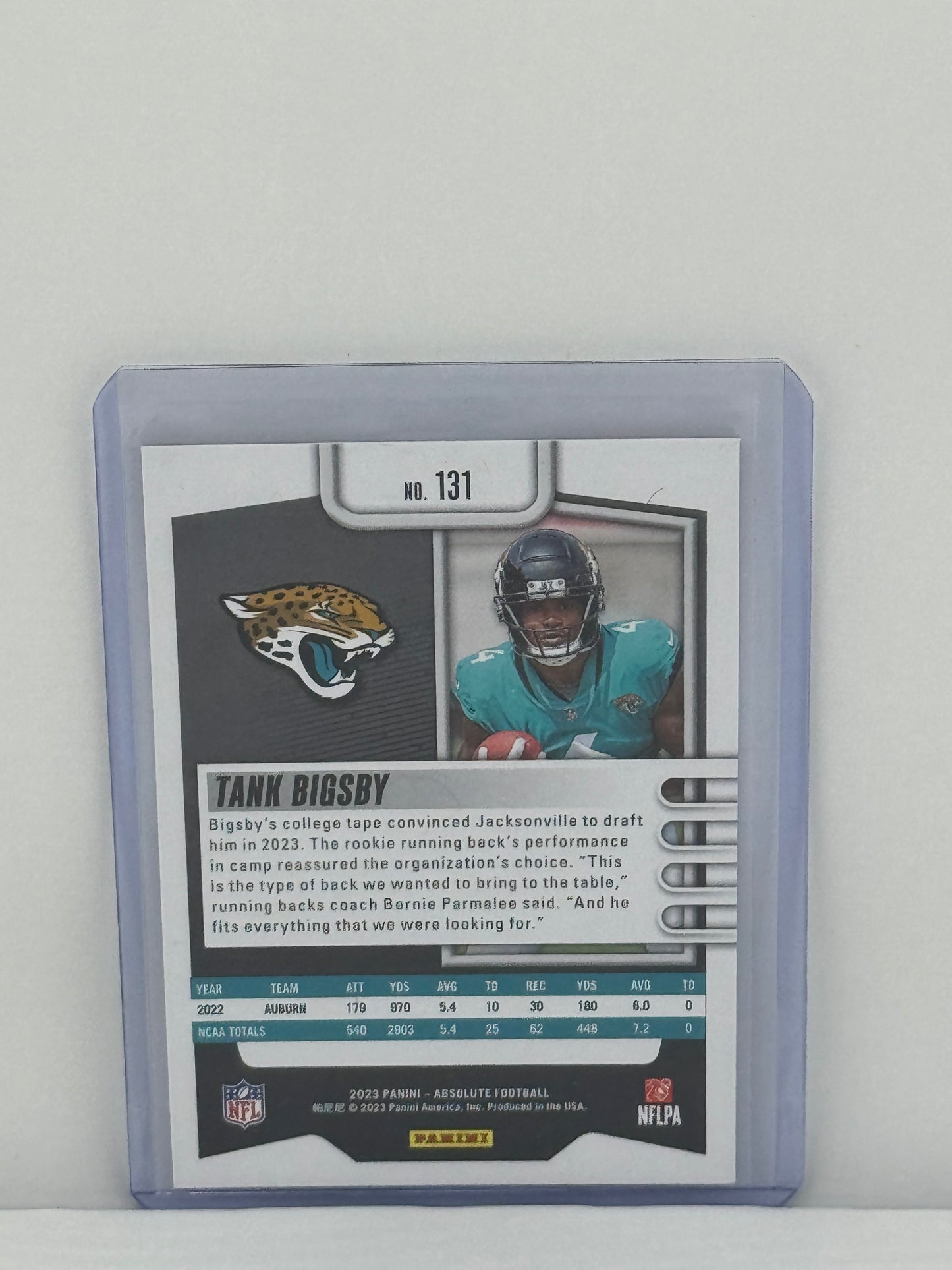 2023 Panini Absolute #131 Tank Bigsby SSP Jacksonville Jaguars