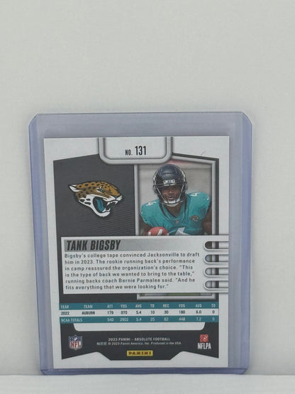 2023 Panini Absolute #131 Tank Bigsby SSP Jacksonville Jaguars