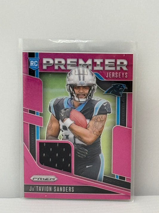 2024 Panini Prizm #PJ-JTS JaTavion Sanders Premier Jerseys Carolina Panthers