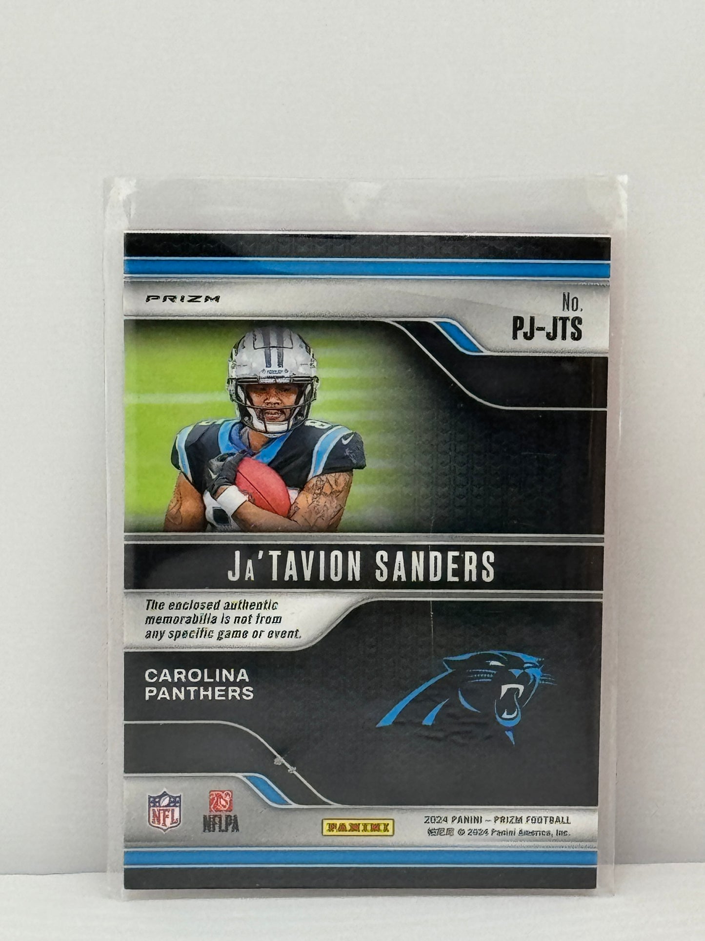 2024 Panini Prizm #PJ-JTS JaTavion Sanders Premier Jerseys Carolina Panthers