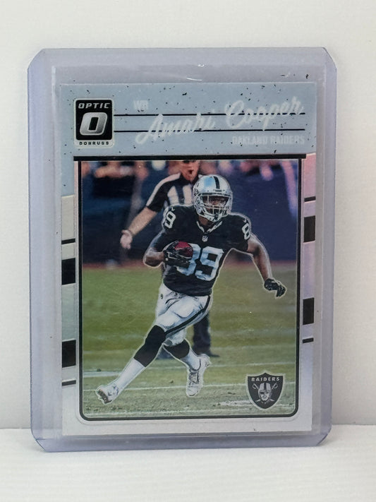 2016 Donruss Optic #76 Amari Cooper Silver Las Vegas Raiders