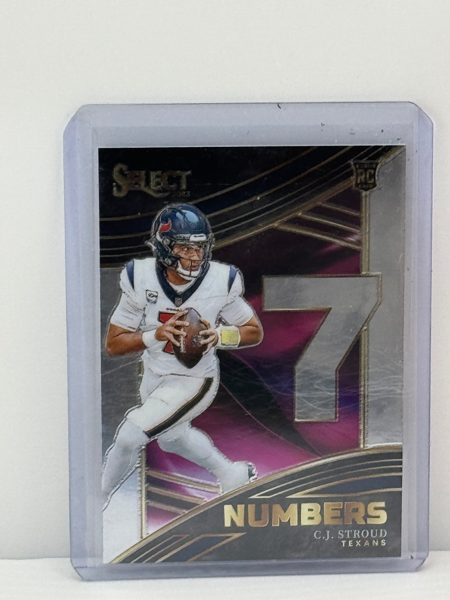 2023 Panini Select #NMB-CST Cj Stroud Numbers RC Houston Texans