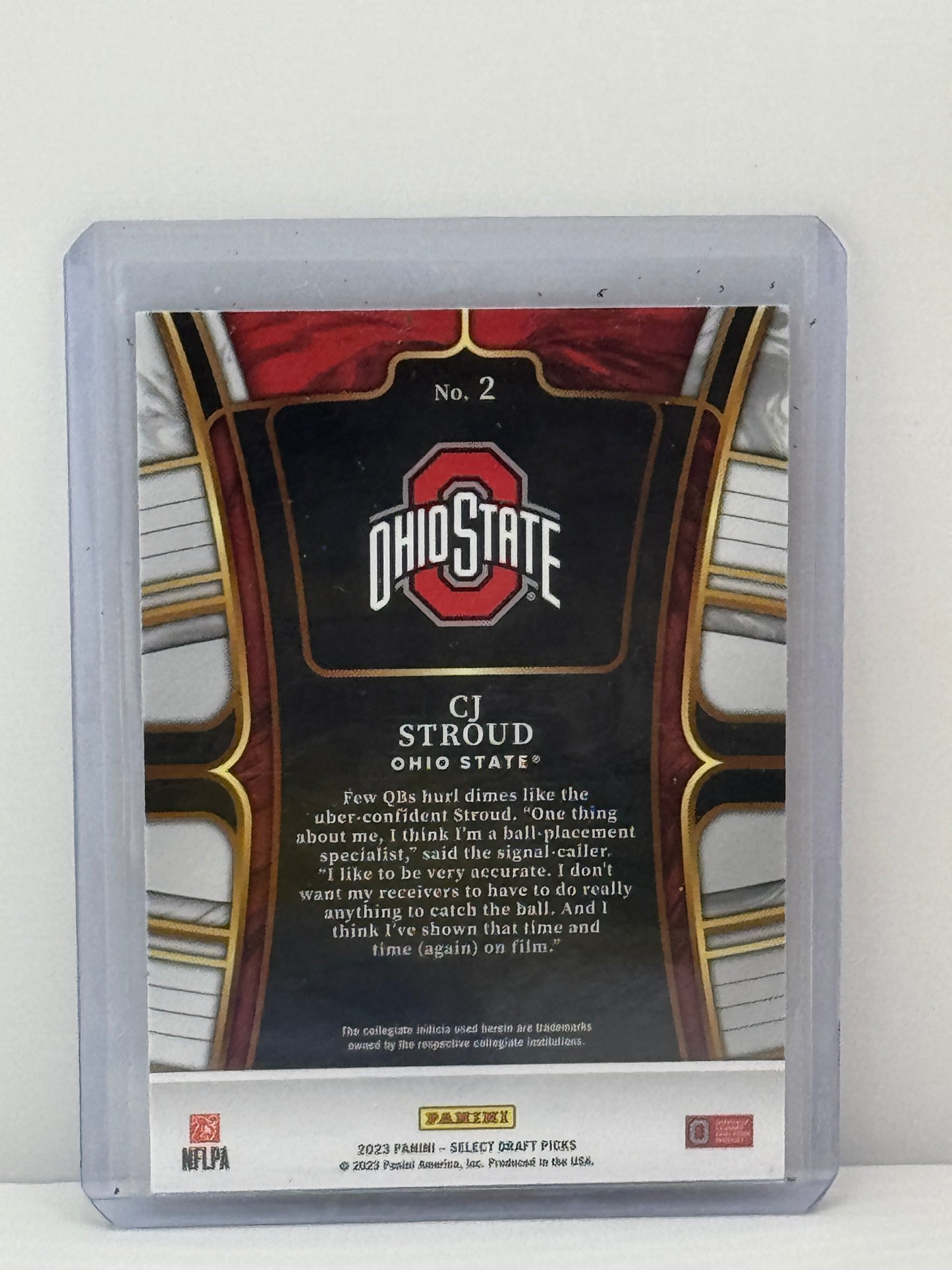 2023 Panini Select Draft Picks #2 Cj Stroud RC Houston Texans