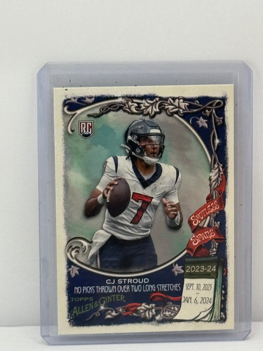 2024 Topps Composite #SS-25 Cj Stroud Spotless Spans RC Houston Texans