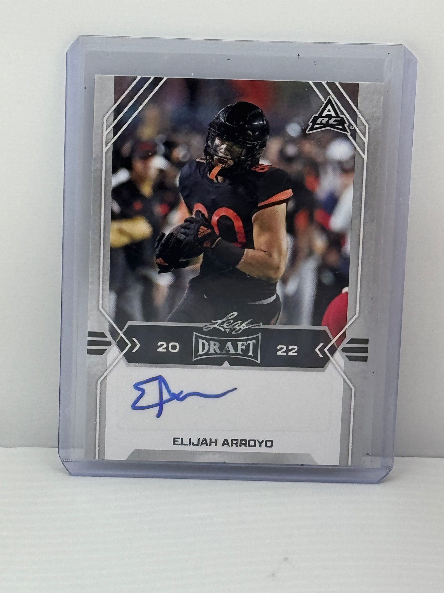 2022 Leaf Draft #BA-EA1 Elijah Arroyo RC Auto Seattle Seahawks
