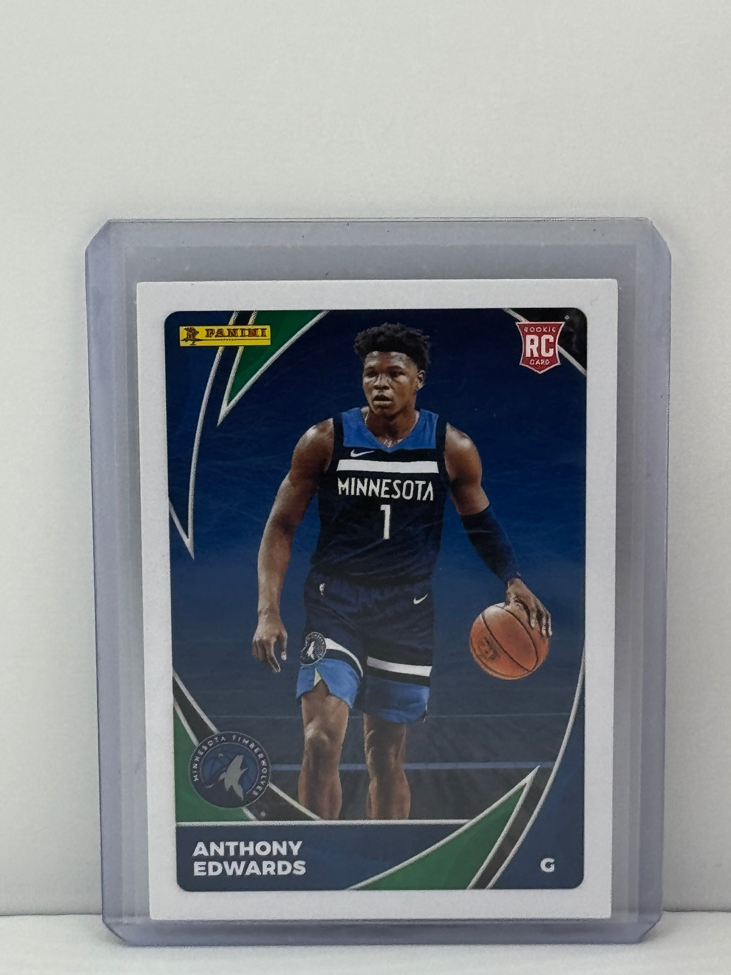 2020-21 Panini NBA Sticker & Card Collection #81 Anthony Edwards RC Minnesota Timberwolves