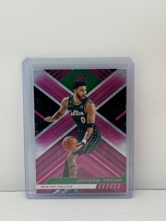 2023-24 Panini Chronicles XR #293 Jayson Tatum Pink Boston Celtics