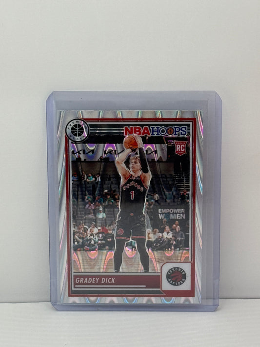 2023-24 Panini NBA Hoops Premium Stock #251 Gradey Dick RC Toronto Raptors