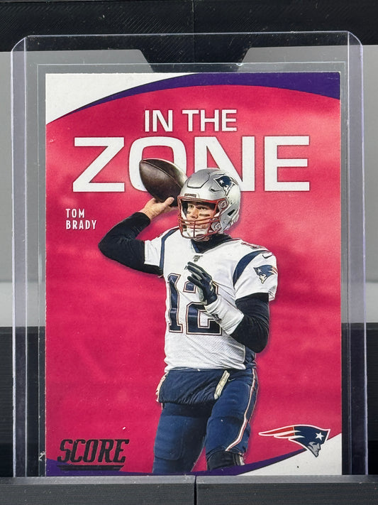 2020 Score #IZ-TB Tom Brady In The Zone New England Patriots