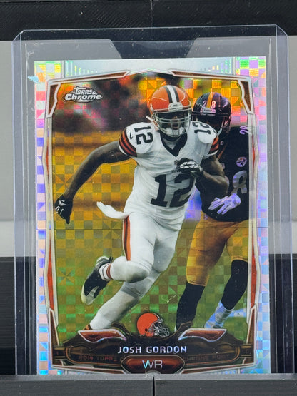 2024 Topps Chrome #55 Josh Gordon Checkerboard Cleveland Browns