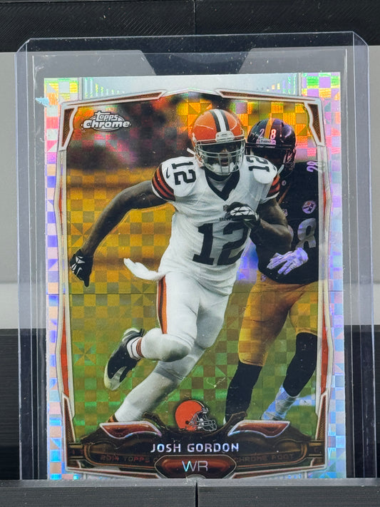 2024 Topps Chrome #55 Josh Gordon Checkerboard Cleveland Browns