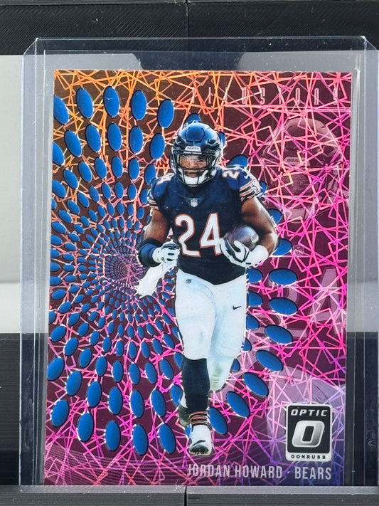 2018 Donruss Optic #6 Jordan Howard Illusions Chicago Bears
