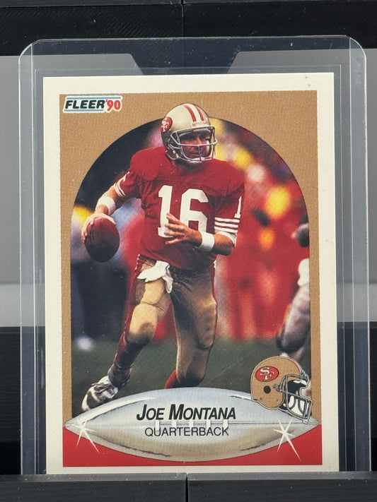 1990 Fleer #10 Joe Montana San Francisco 49ers