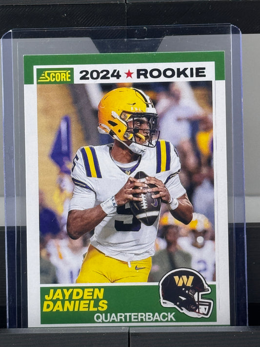 2024 Score #2 Jayden Daniels RC Washington Commanders