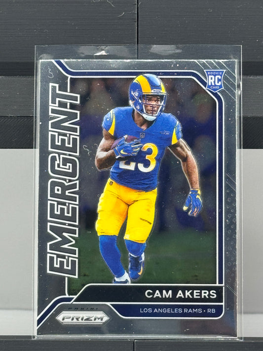 2020 Prizm #6 Cam Akers Emergent RC Los Angeles Rams