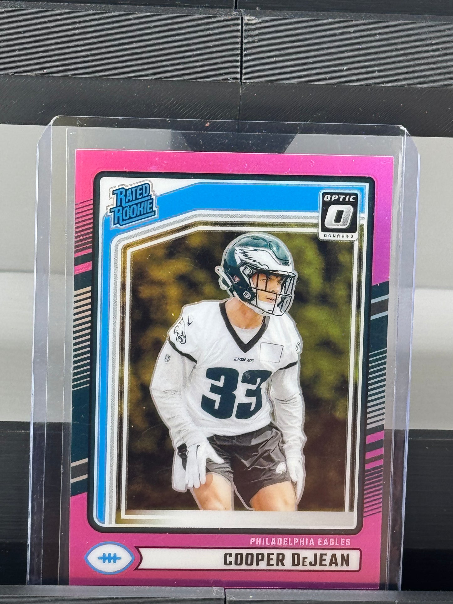 2024 Donruss #305 Cooper DeJean Optic Preview Pink Prizm RC Philadelphia Eagles