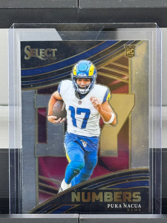 2023 Donruss Clearly #96 Puka Nacua RC Los Angeles Rams