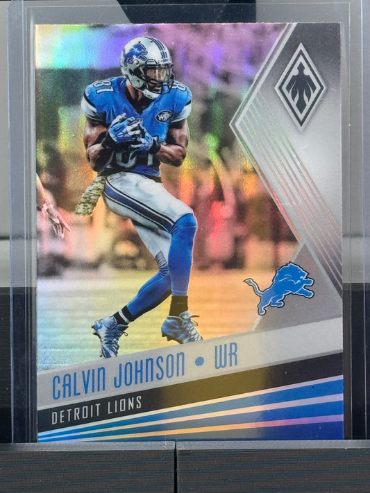 2017 Panini Phoenix #80 Calvin Johnson Silver Detroit Lions