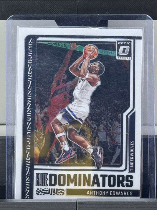 2023-24 Donruss Optic #12 Anthony Edwards Dominators Minnesota Timberwolves
