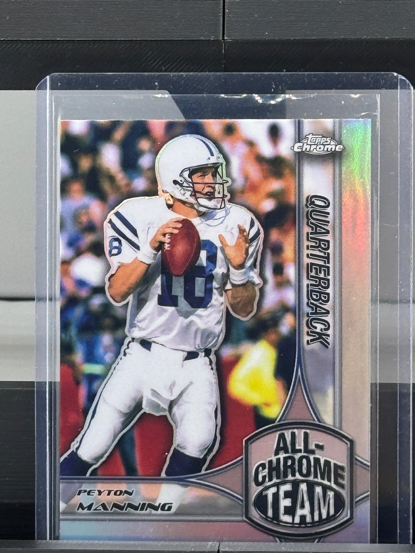 2024 Topps Chrome #ACT-1 Peyton Manning All Chrome Team Silver Refractor Indianapolis Colts