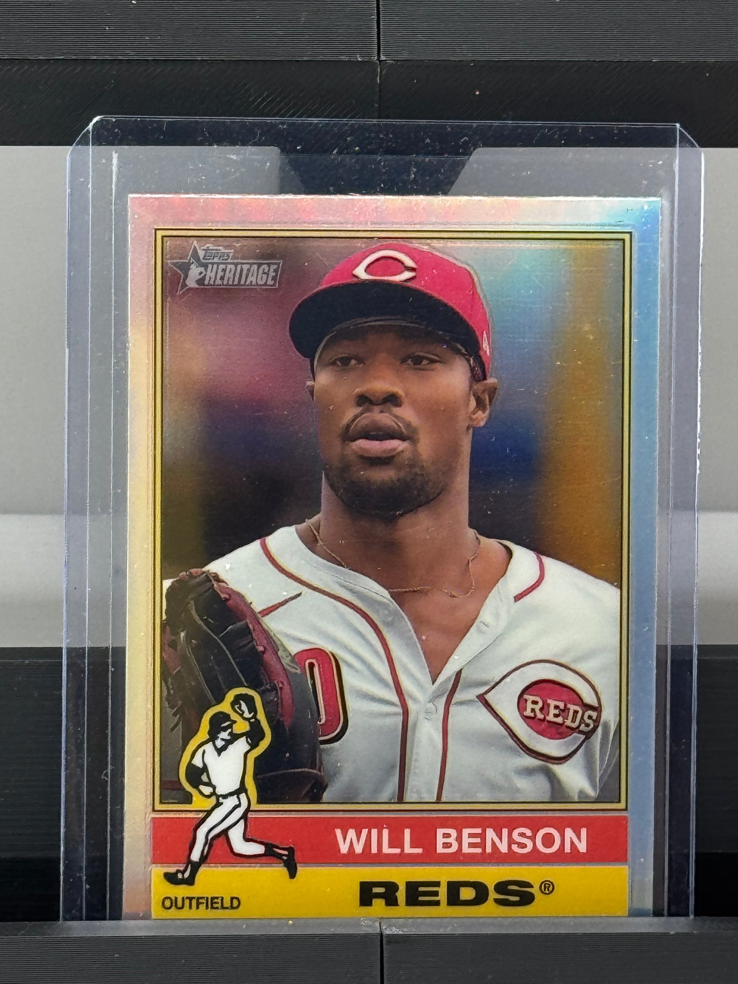 2025 Topps Heritage #336 Will Benson Refractor RC Cincinnati Reds