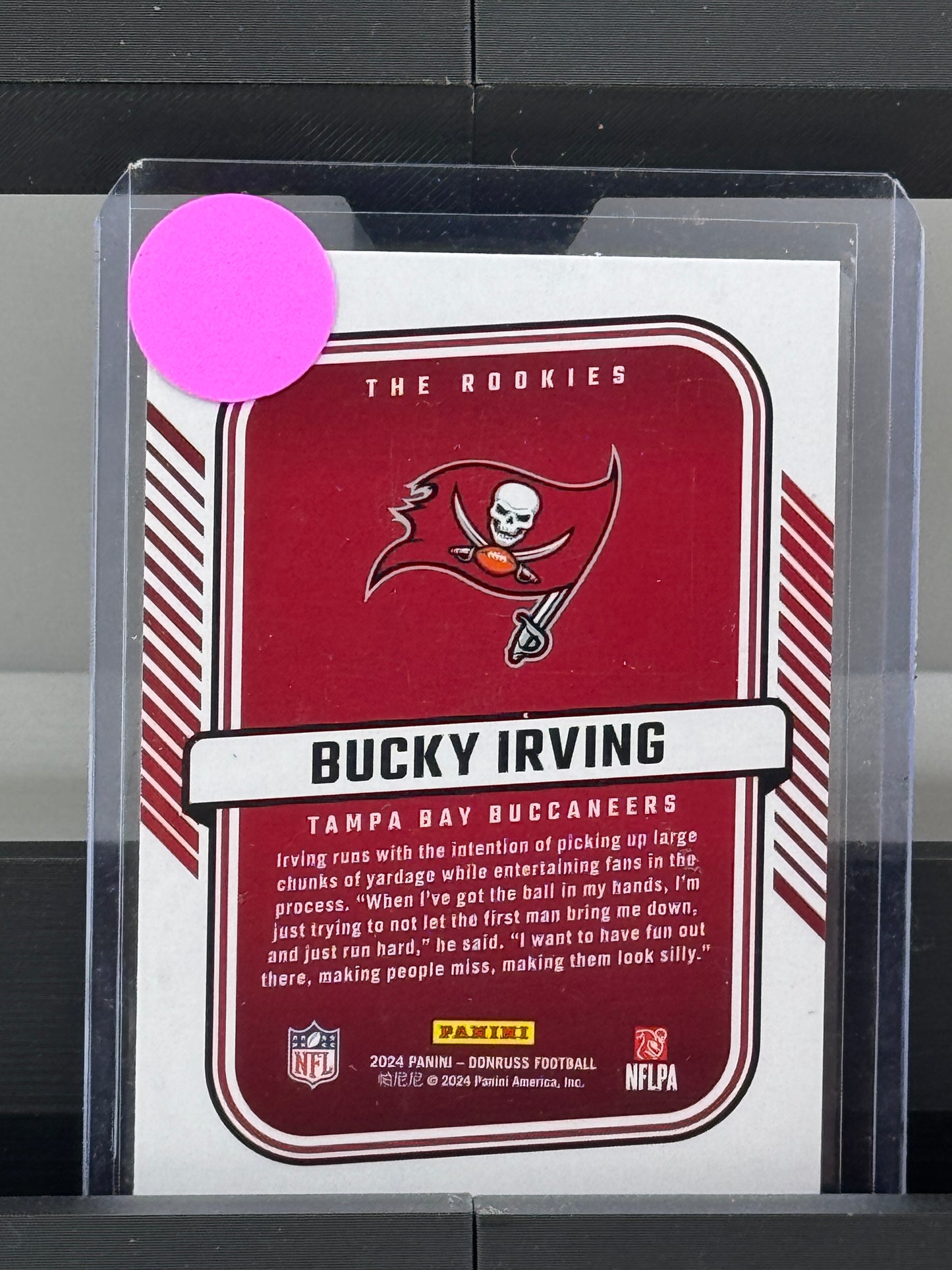 2024 Donruss #TR-18 Bucky Irving The Rookies Tampa Bay Buccaneers