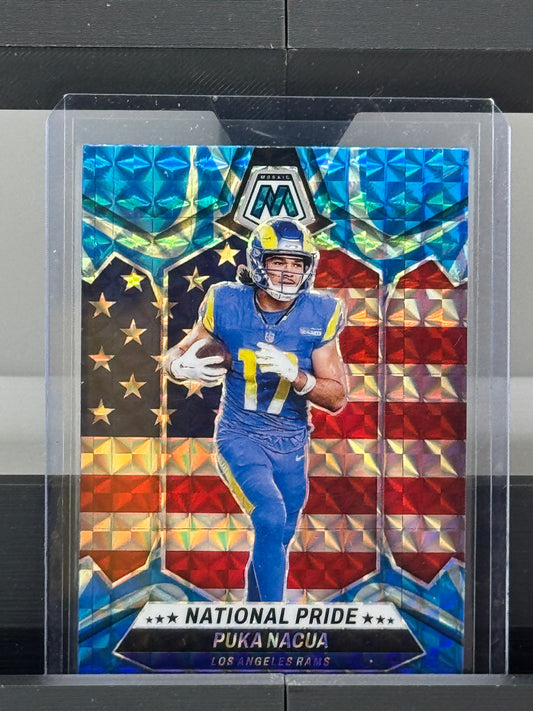 Prizm n.° 308 Blake Corum RC Pulsar verde neón 2024