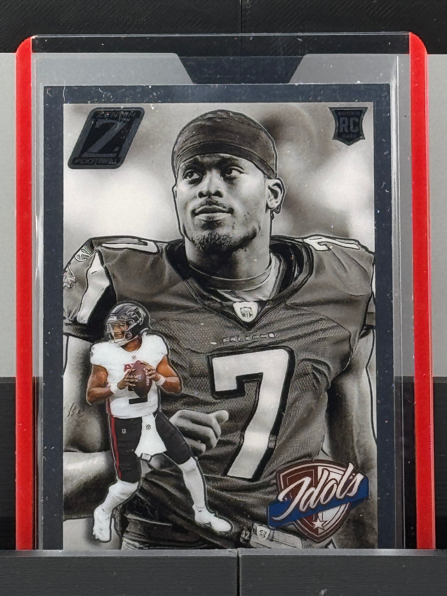 2024 Zenith #10 Michael Penix Jr Michael Vick Idols RC Atlanta Falcons
