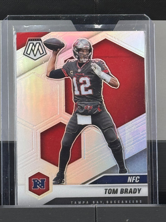 2021 Mosaic #201 Tom Brady Silver Prizm Tampa Bay Buccaneers