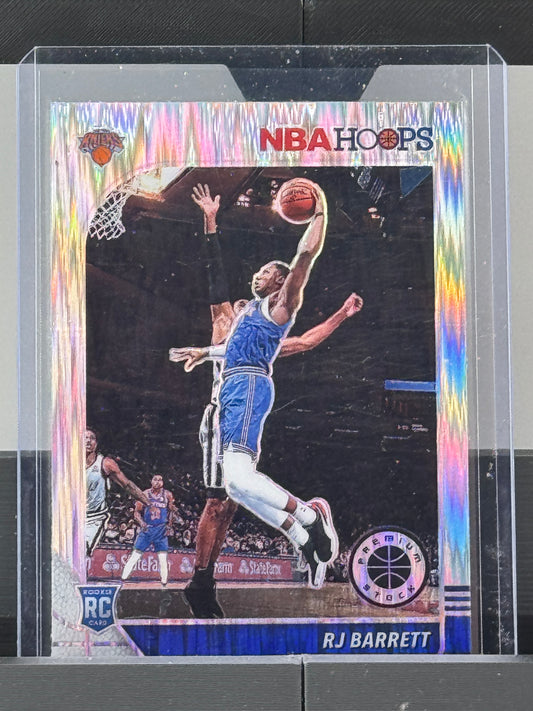 2019-20 Hoops Premium Stock #201 RJ Barrett RC New York Knicks
