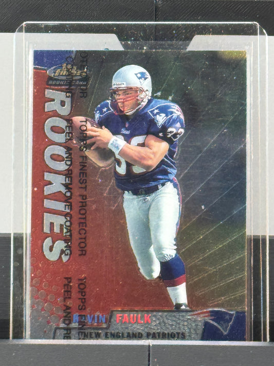 1999 Topps Finest #154 Kevin Faulk Rookies RC New England Patriots