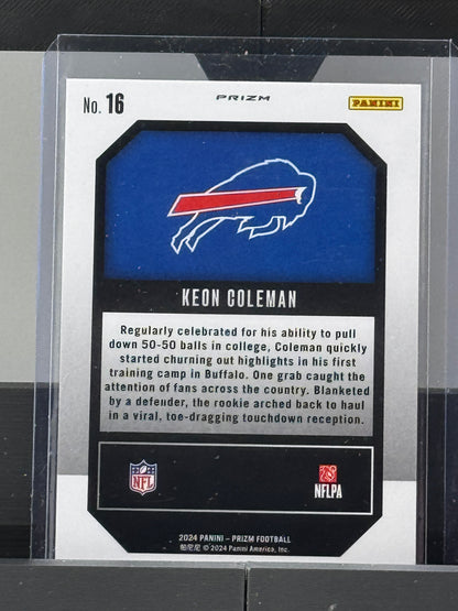 Prizm n.° 20 2024 Brock Bowers RC Prizmatic