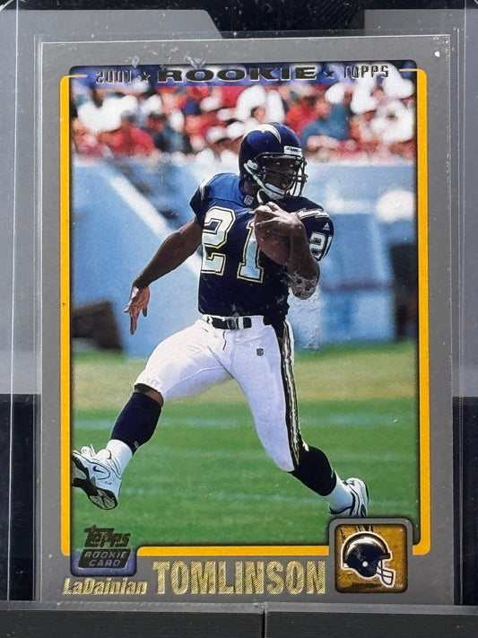 2001 Topps #350 Ladainian Tomlinson RC San Diego Chargers