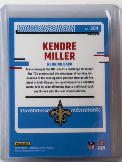 2023 Donruss Optic #284 Kendre Miller Blue Pulsar RC