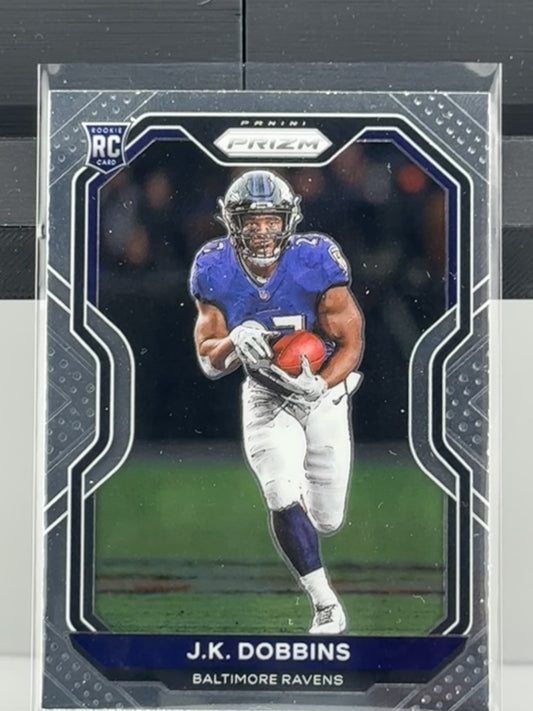2020 Prizm #379 JK Dobbins RC Baltimore Ravens